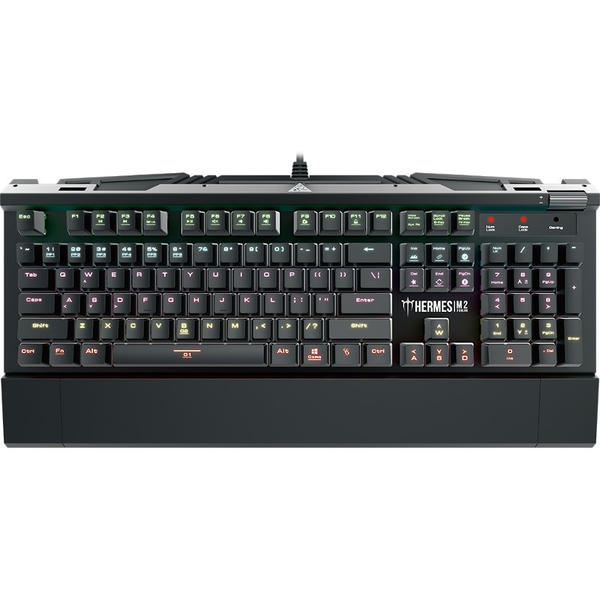 Tastatura gaming Gamdias Hermes M2, USB, Layout US, Negru