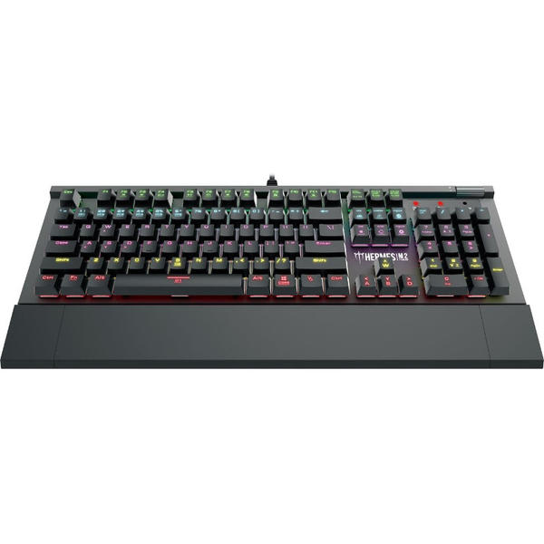 Tastatura gaming Gamdias Hermes M2, USB, Layout US, Negru