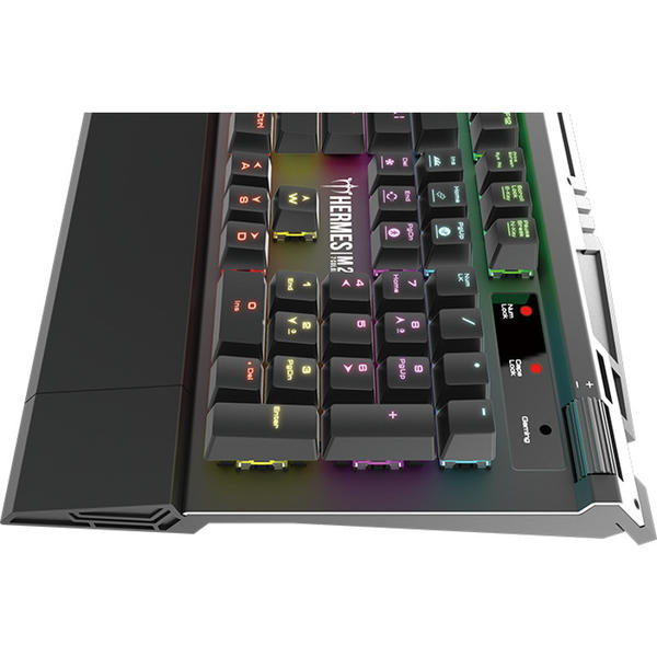 Tastatura gaming Gamdias Hermes M2, USB, Layout US, Negru