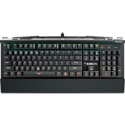 Tastatura gaming Gamdias Hermes M2, USB, Layout US, Negru