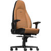 Scaun Gaming NobleChairs ICON Real Leather, Cognac/Black