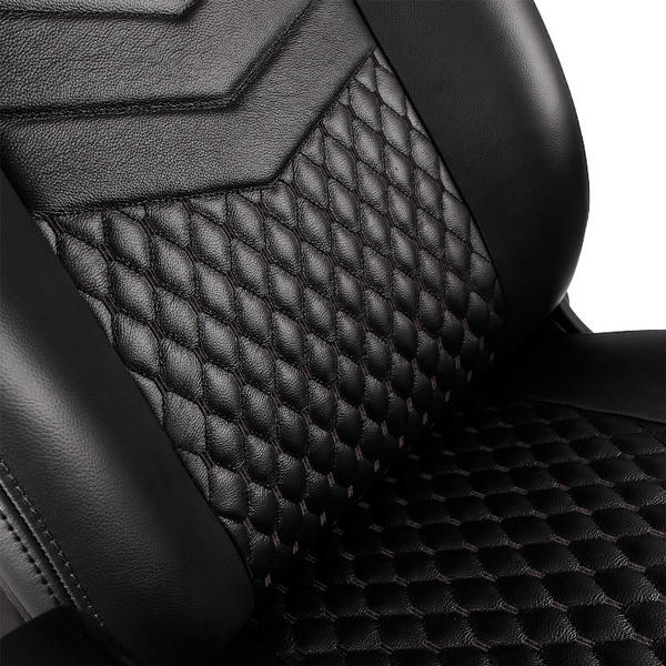 Scaun Gaming NobleChairs ICON Real Leather, Black