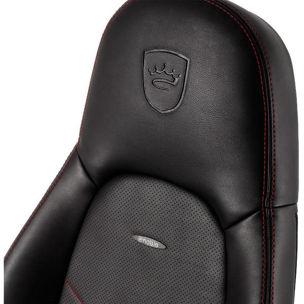 Scaun Gaming NobleChairs ICON, Black/Red