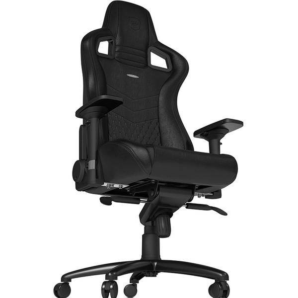 Scaun Gaming NobleChairs EPIC Real Leather, Black