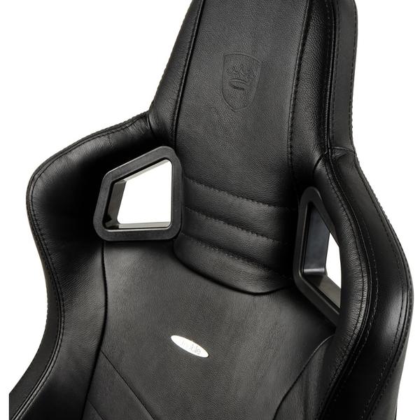 Scaun Gaming NobleChairs EPIC Real Leather, Black