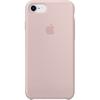 Capac protectie spate Apple Silicone Case pentru iPhone 8/iPhone 7, Pink Sand