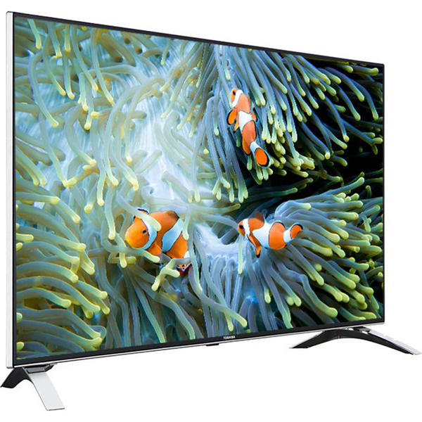 Televizor LED Toshiba Smart TV 49U6663DG, 124cm, 4K UHD, Negru/Argintiu