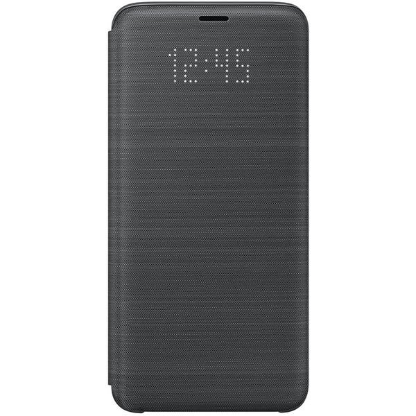 Husa Samsung LED Flip Wallet pentru Galaxy S9 (G960F), Negru