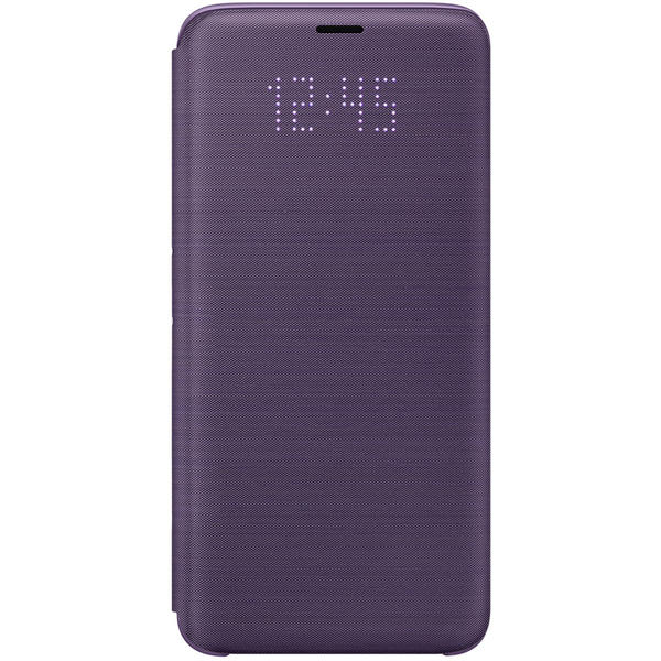 Husa Samsung LED Flip Wallet pentru Galaxy S9 (G960F), Violet