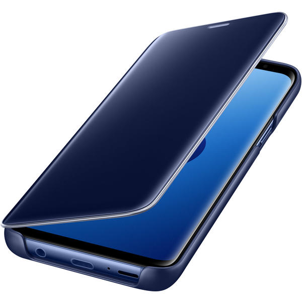Husa Samsung Clear View Cover pentru Galaxy S9 (G960F), Albastru