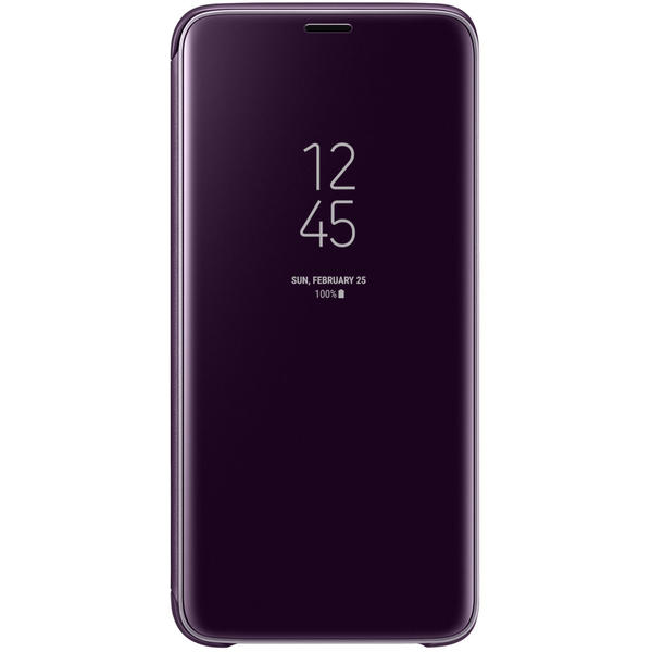 Husa Samsung Clear View Cover pentru Galaxy S9 (G960F), Violet