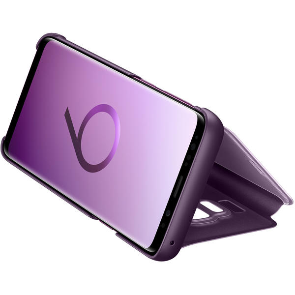 Husa Samsung Clear View Cover pentru Galaxy S9 (G960F), Violet