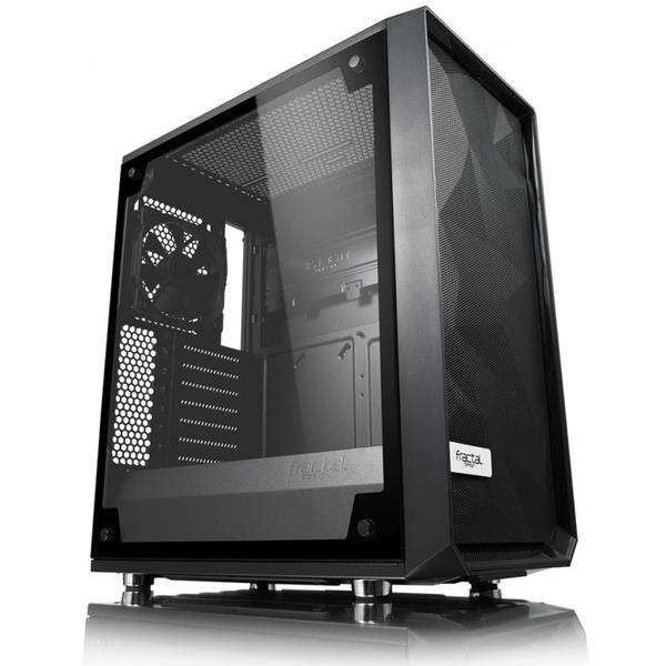 Carcasa Fractal Design Meshify C Tempered Glass, MiddleTower, Fara sursa, Negru