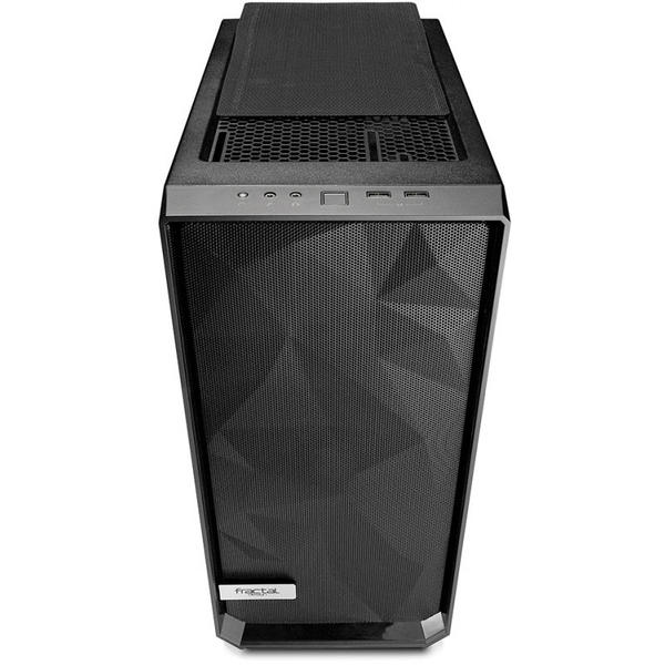 Carcasa Fractal Design Meshify C Tempered Glass, MiddleTower, Fara sursa, Negru