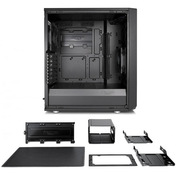 Carcasa Fractal Design Meshify C, MiddleTower, Fara sursa, Negru