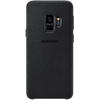 Capac protectie spate Samsung Alcantara Cover pentru Galaxy S9 (G960F), Negru