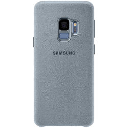 Alcantara Cover pentru Galaxy S9 (G960F), Verde Menta
