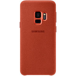 Alcantara Cover pentru Galaxy S9 (G960F), Rosu
