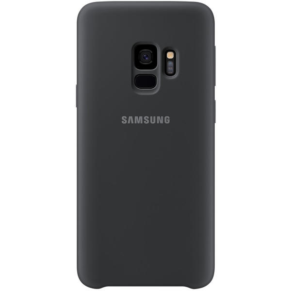 Capac protectie spate Samsung Silicone Cover pentru Galaxy S9 (G960F), Negru
