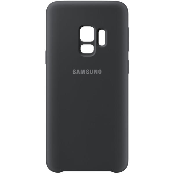 Capac protectie spate Samsung Silicone Cover pentru Galaxy S9 (G960F), Negru