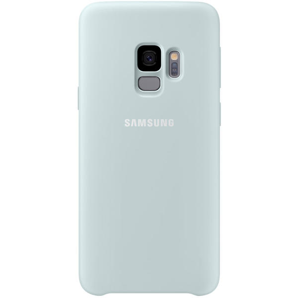 Capac protectie spate Samsung Silicone Cover pentru Galaxy S9 (G960F), Albastru
