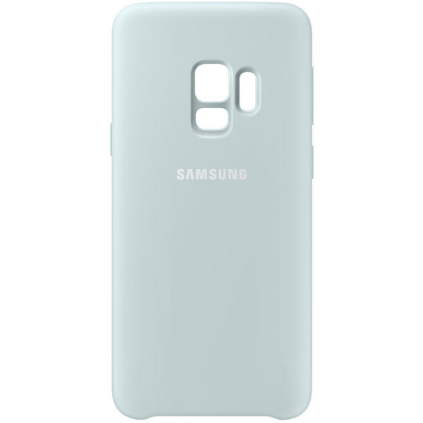 Capac protectie spate Samsung Silicone Cover pentru Galaxy S9 (G960F), Albastru