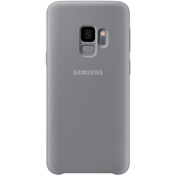 Capac protectie spate Samsung Silicone Cover pentru Galaxy S9 (G960F), Gri