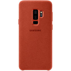 Alcantara Cover pentru Galaxy S9 Plus (G965F), Rosu
