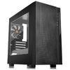 Carcasa Thermaltake Versa H18 Window, MiniTower, Fara sursa, Negru