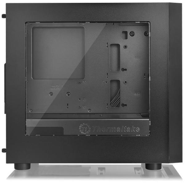 Carcasa Thermaltake Versa H18 Window, MiniTower, Fara sursa, Negru