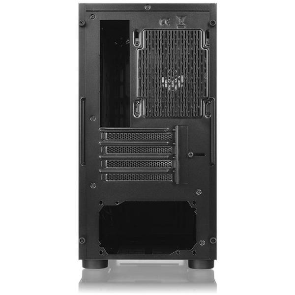 Carcasa Thermaltake Versa H18 Window, MiniTower, Fara sursa, Negru