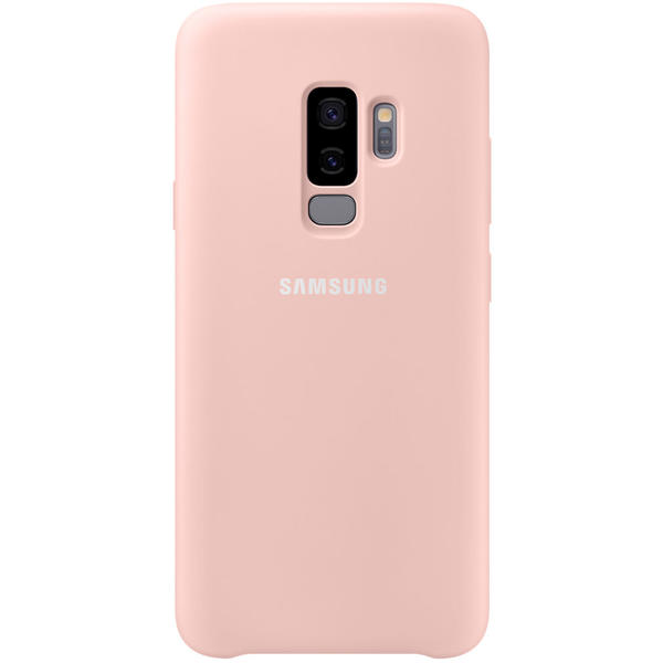 Capac protectie spate Samsung Silicone Cover pentru Galaxy S9 Plus (G965F), Roz