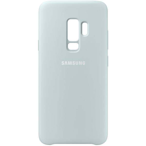 Capac protectie spate Samsung Silicone Cover pentru Galaxy S9 Plus (G965F), Albastru