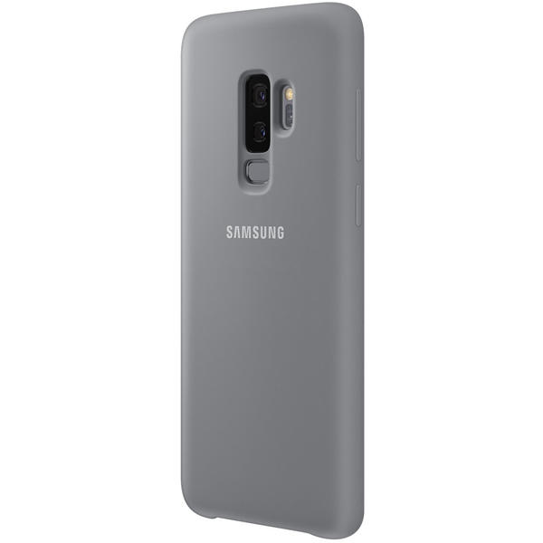 Capac protectie spate Samsung Silicone Cover pentru Galaxy S9 Plus (G965F), Gri