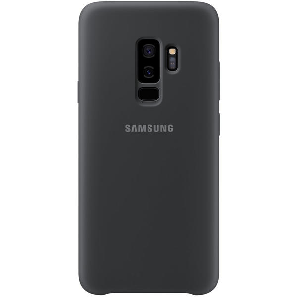 Capac protectie spate Samsung Silicone Cover pentru Galaxy S9 Plus (G965F), Negru