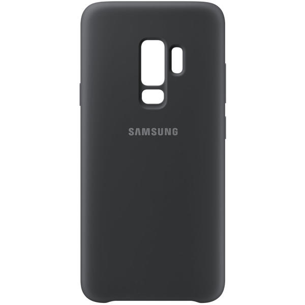 Capac protectie spate Samsung Silicone Cover pentru Galaxy S9 Plus (G965F), Negru