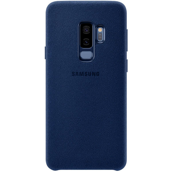 Capac protectie spate Samsung Alcantara Cover pentru Galaxy S9 Plus (G965F), Albastru