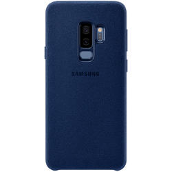 Alcantara Cover pentru Galaxy S9 Plus (G965F), Albastru