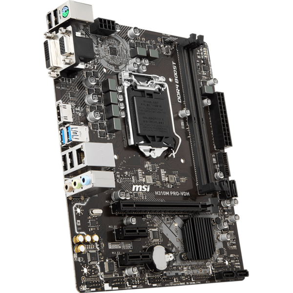 Placa de baza MSI H310M PRO-VDH, Socket 1151 v2, mATX