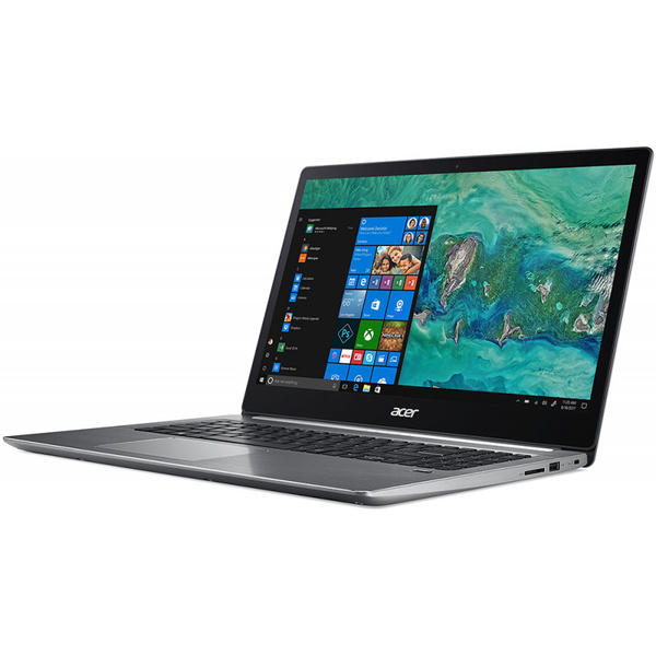 Laptop Acer Swift 3 SF315-41-R1C3, 15.6'' FHD, AMD Ryzen 5 2500U 2.0GHz, 8GB DDR4, 1TB HDD, Radeon RX Vega 8, Linux, Silver/Black