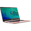 Laptop Acer Swift 1 SF114-32-P7CN, 14.0'' FHD, Pentium Silver N5000 1.1GHz, 4GB DDR4, 128GB SSD, Intel UHD 605, Linux, Roz
