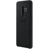 Capac protectie spate Samsung Alcantara Cover pentru Galaxy S9 Plus (G965F), Negru