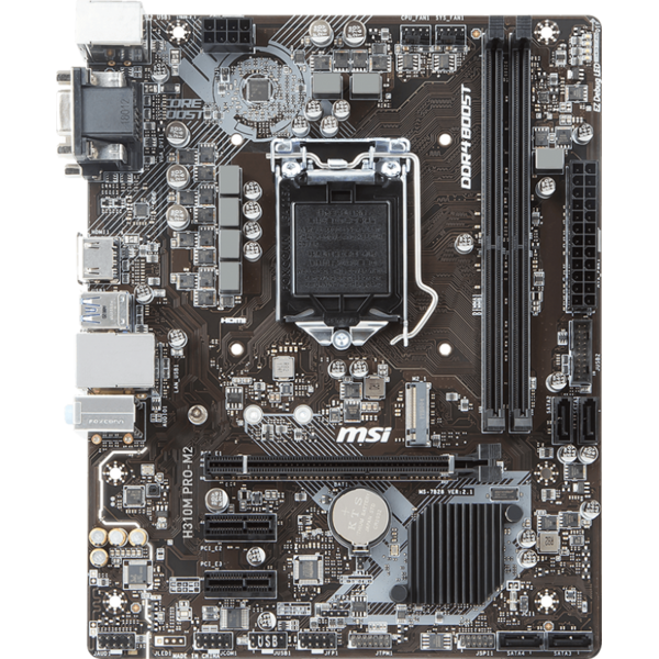 Placa de baza MSI H310M PRO-M2, Socket 1151 v2, mATX