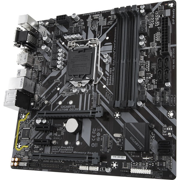 Placa de baza Gigabyte H370M DS3H, Socket 1151 v2, mATX