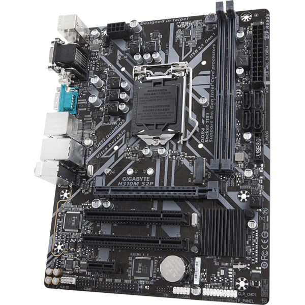 Placa de baza Gigabyte H310M S2P 2.0, Socket 1151 v2, mATX