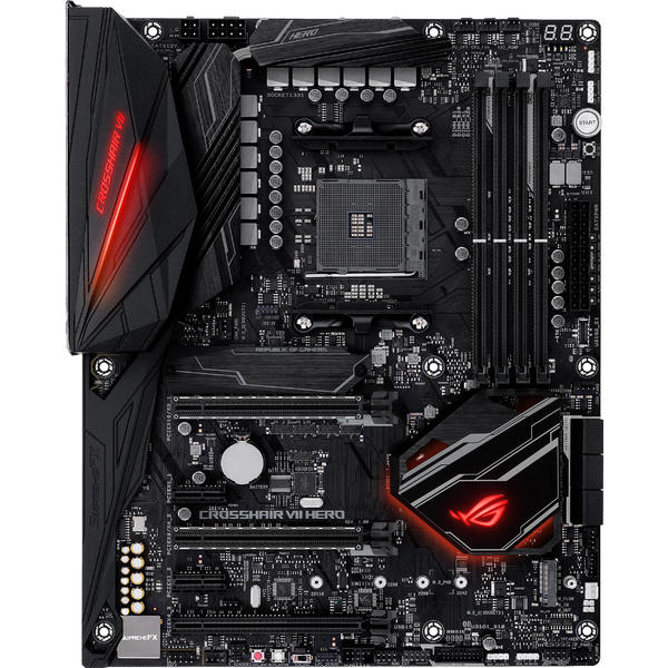 Placa de baza Asus ROG CROSSHAIR VII HERO, Socket AM4, ATX