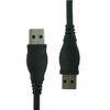 Cablu periferice SSK UC-H335, USB 2.0 Tip A Male la USB 2.0 Tip A Male, 0.8m