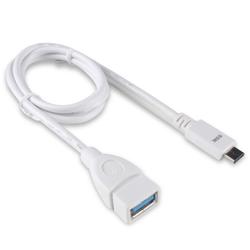 USB 3.0 la USB 3.0 Tip C, 0.8m, Alb