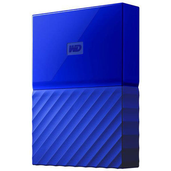 Hard Disk Extern WD My Passport, 2TB, USB 3.1, Albastru