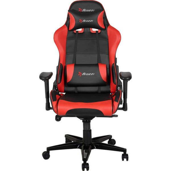 Scaun Gaming AROZZI Verona XL Plus, Negru/Rosu